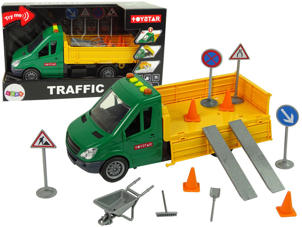 Lelutienhoitoauto Lean Toys hinta ja tiedot | Poikien lelut | hobbyhall.fi