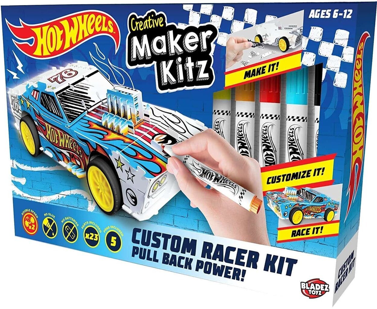 Autosarja Bladez Creative Hot Wheels Maker Kitz hinta ja tiedot | Poikien lelut | hobbyhall.fi