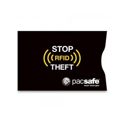 Pacsafe RFIDsleeve 25, Korttikotelo 2 kpl mustana 20733-UNIW hinta ja tiedot | Naisten lompakot | hobbyhall.fi