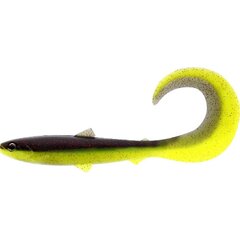 Westin BullTeez CurlTail 14cm 15g Musta/Chartreuse hinta ja tiedot | Vieheet ja uistimet | hobbyhall.fi