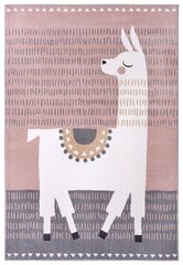 Hanse Home lasten matto Alpaca Dolly, harmaa pinkki, 160x230 cm hinta ja tiedot | Isot matot | hobbyhall.fi