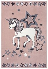 Hanse Home lasten matto Unicorn Dream, pinkki, 160x230 cm hinta ja tiedot | Isot matot | hobbyhall.fi