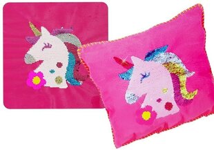DIY vaaleanpunainen glitteri tyyny yksisarvisen kuvan kanssa hinta ja tiedot | DIY Lapset | hobbyhall.fi