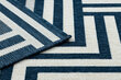 Matto SPRING 20421994 labyrintti, string, looping - kerma / sininen hinta ja tiedot | Isot matot | hobbyhall.fi