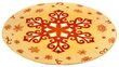 Hanse Home lasten matto Christmas Snowflake, keltainen, 80 cm hinta ja tiedot | Isot matot | hobbyhall.fi