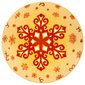 Hanse Home lasten matto Christmas Snowflake, keltainen, 80 cm hinta ja tiedot | Isot matot | hobbyhall.fi