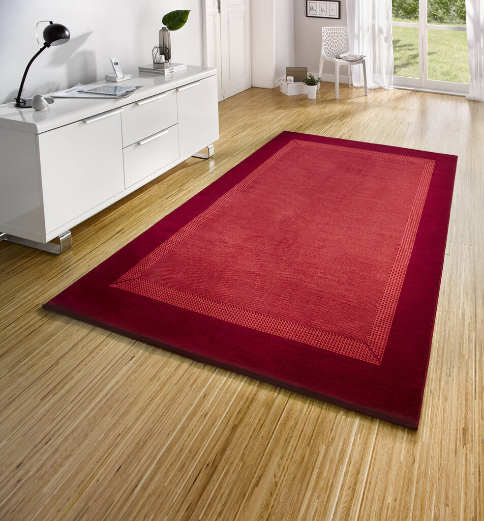 Matto Hanse Home Basic Band Red 120x170 cm hinta ja tiedot | Isot matot | hobbyhall.fi