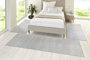 Hanse Home Pure Grey, mattojen setti 3 kpl hinta ja tiedot | Isot matot | hobbyhall.fi