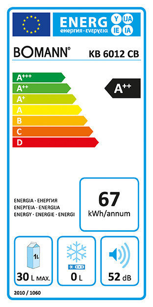 Auton jääkaappi Bomann KB6012CBB hinta ja tiedot | Matkajääkaapit ja kylmälaukut autoon | hobbyhall.fi