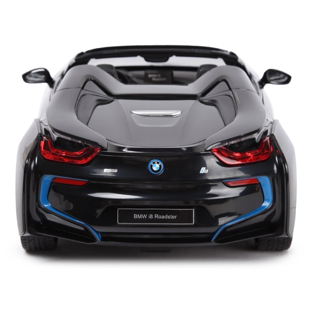 Auto BMWi8 Roadster Rastar kaukosäätimellä 1:12 hinta ja tiedot | Poikien lelut | hobbyhall.fi