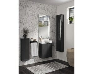 Kylpyhuoneen alakaappi Fackelmann Luna Midi, tummanharmaa hinta ja tiedot | Kylpyhuonekaapit | hobbyhall.fi