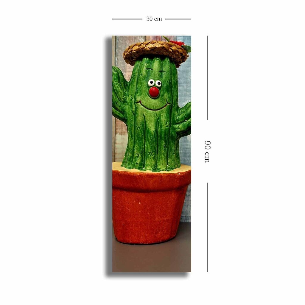 Sisustustaulu Funny Cactus hinta ja tiedot | Taulut | hobbyhall.fi