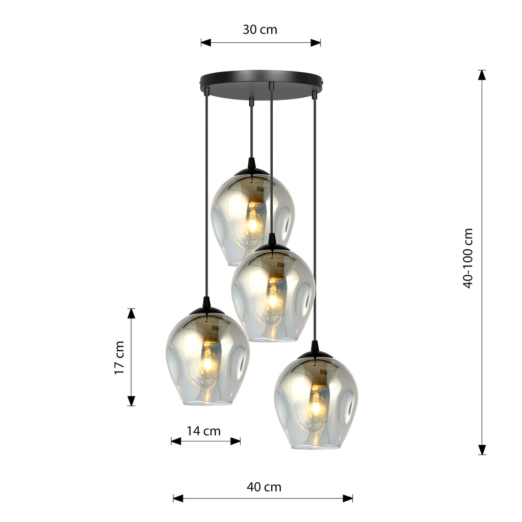 Emibig riippuvalaisin Istar 4 Premium BL. hinta ja tiedot | Riippuvalaisimet | hobbyhall.fi