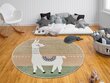 Hanse Home lasten matto Alpaca Dolly, ruskeanvihreä, 80 cm hinta ja tiedot | Isot matot | hobbyhall.fi