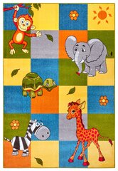 Hanse Home lastenhuoneen matto Patchwork Zoo, eri värejä, 80x150 hinta ja tiedot | Isot matot | hobbyhall.fi