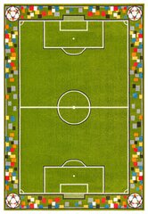 Hanse Home lastenhuoneen matto Soccer Pitch, vihreä, 160x230 cm hinta ja tiedot | Isot matot | hobbyhall.fi