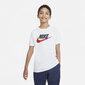 Lasten T-paita Nike AR5252*107, valkoinen/punainen hinta ja tiedot | Poikien paidat | hobbyhall.fi