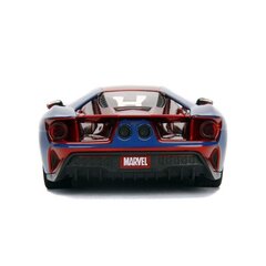 JADA Marvel Spiderman Samochód Ford GT 1:24 2017 hinta ja tiedot | Poikien lelut | hobbyhall.fi