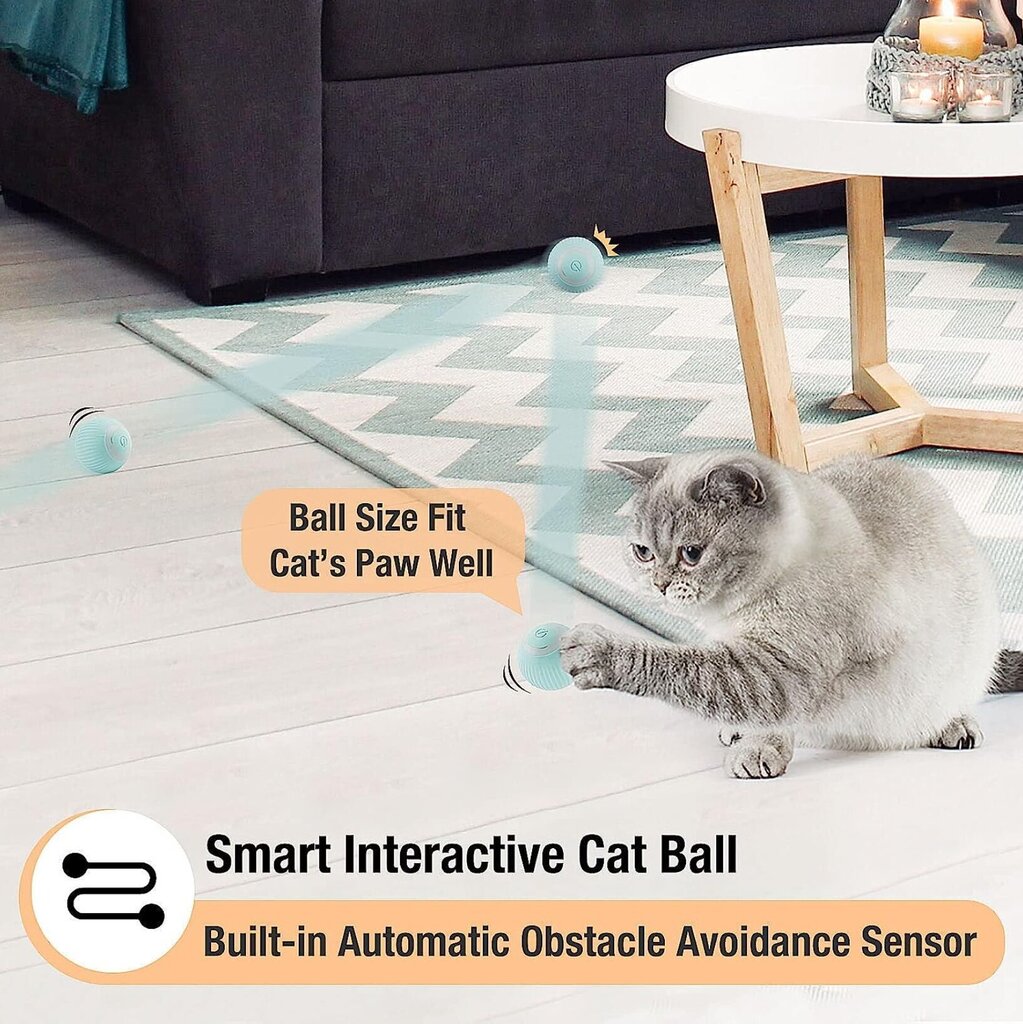 Interaktiivinen älypallo kissoille Smart Cat Ball hinta ja tiedot | Kissan lelut | hobbyhall.fi