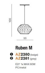 Riippuvalaisin Azzardo Ruben M AZ2380 hinta ja tiedot | Riippuvalaisimet | hobbyhall.fi