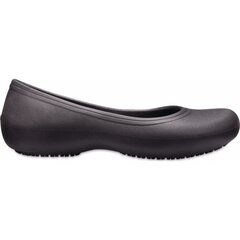 Crocs™ naisten vapaa-ajan kengät Kadee II Work Flat, musta hinta ja tiedot | Naisten kengät | hobbyhall.fi