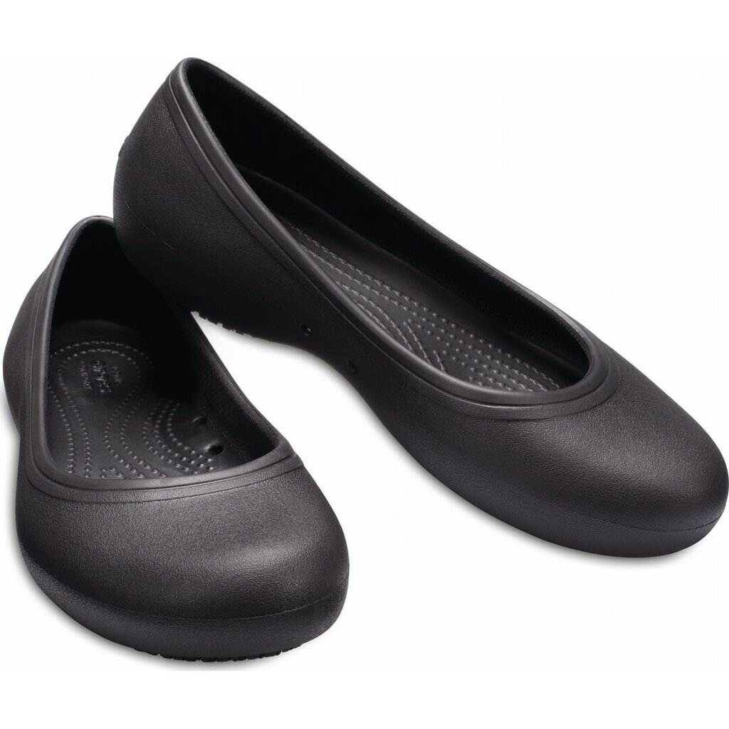 Crocs™ naisten vapaa-ajan kengät Kadee II Work Flat, musta hinta ja tiedot | Naisten kengät | hobbyhall.fi