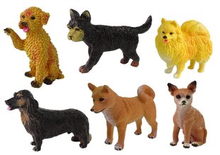Koiran figuureja eri roduista, 6 kpl hinta ja tiedot | Poikien lelut | hobbyhall.fi