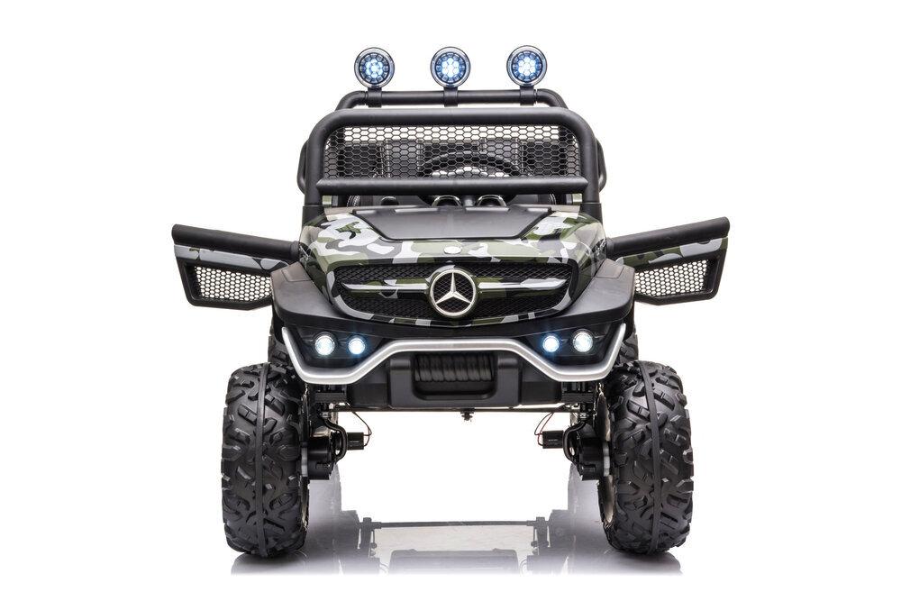 Mercedes Benz Unimog S, naamiointilakattu. hinta ja tiedot | Lasten sähköautot | hobbyhall.fi