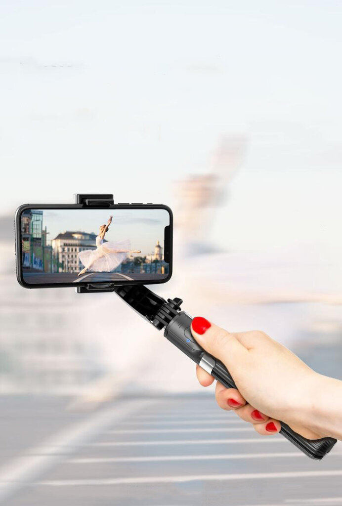 3-in-1 Gimbal 360° Kuvanvakain Selfie-tikku Jalusta Tripod hinta ja tiedot | Puhelintelineet | hobbyhall.fi