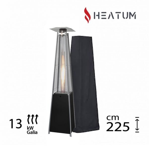 Kaasulämmitin Heatum Athena Pyramid, musta hinta ja tiedot | Lämmittimet | hobbyhall.fi