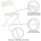Ulkokalustesetti: pöytä 180 valkoinen, 6 tuolit Europa, valkoinen hinta ja tiedot | Puutarhakalusteet | hobbyhall.fi