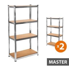 Sandėliavimo lentynos stelažai 180x120x60 MASTER (2 vnt) hinta ja tiedot | Varastohyllyt | hobbyhall.fi