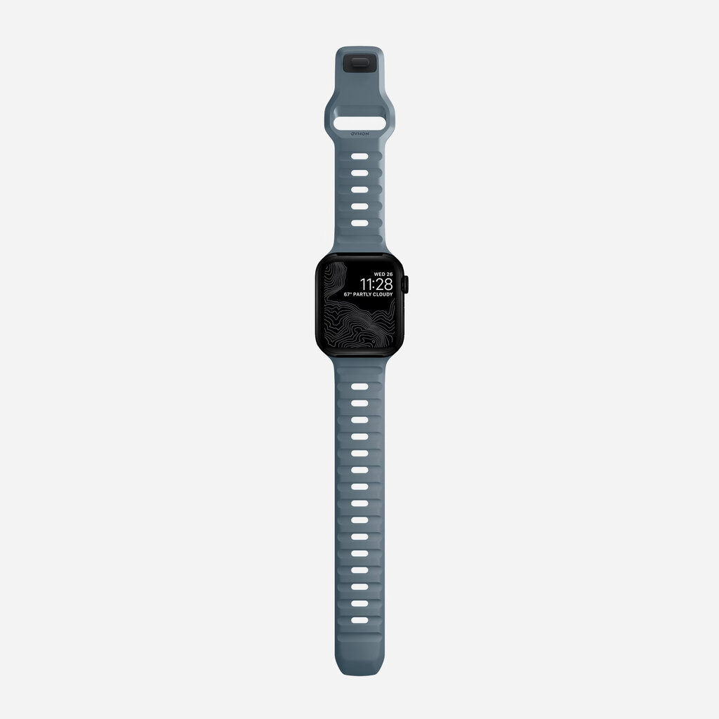 NOMAD Sport Strap M/L, marine blue - Apple Watch Ultra, Series 8, 7 (45mm), Series 6, SE (44mm) hinta ja tiedot | Älykellojen ja aktiivisuusrannekkeiden lisätarvikkeet | hobbyhall.fi