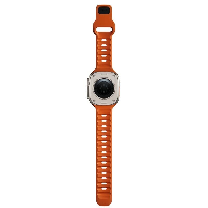 Nomad Sport hihna M/L Apple Watch 45/44/42mm, oranssi hinta ja tiedot | Älykellojen ja aktiivisuusrannekkeiden lisätarvikkeet | hobbyhall.fi