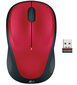 Logitech M235, punainen hinta ja tiedot | Hiiret | hobbyhall.fi