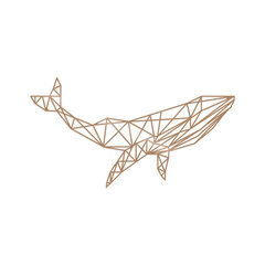Seinäkoriste Whale, metallinen, 56 x 31 cm, ruskea hinta ja tiedot | Sisustustuotteet | hobbyhall.fi
