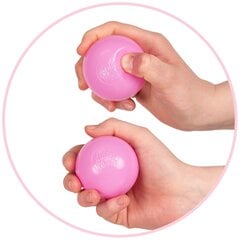 KiddyMoon pehmeät muoviset leikkipallot 200 palloa/6cm-2.36in värikäs valkoinen/harmaa/vaalean vaaleanpunainen hinta ja tiedot | Vauvan lelut | hobbyhall.fi