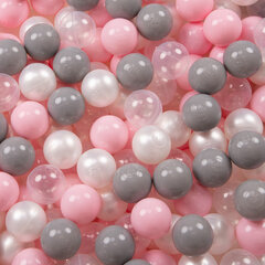 KiddyMoon pehmeät muoviset leikkipallot 200 palloa/6cm-2.36in värikäs , helmi/harmaa/läpinäkyvä/vaaleanpunainen/vaaleanpunainen hinta ja tiedot | Vauvan lelut | hobbyhall.fi