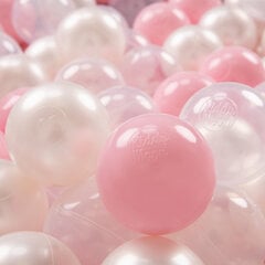 KiddyMoon 200 ∅ 7cm/2.75in pehmeät muoviset leikkipallot , vaaleanpunainen/helmiäinen/läpinäkyvä hinta ja tiedot | Vauvan lelut | hobbyhall.fi
