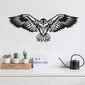 Seinäkoriste Eagle, metallinen, 100 x 44 cm, musta hinta ja tiedot | Sisustustuotteet | hobbyhall.fi