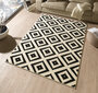 Hanse Home Diamond Black Cream, matto 200 cm x 290 cm hinta ja tiedot | Isot matot | hobbyhall.fi