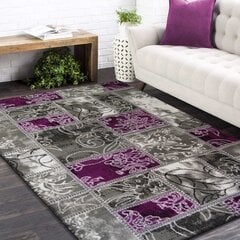 Matto harmaa/violetti 200x300cm hinta ja tiedot | Isot matot | hobbyhall.fi