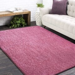 Shaggy liukumaton matto vaaleanpunaisen värinen, 200 cm x 290 cm hinta ja tiedot | Isot matot | hobbyhall.fi