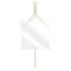 Homede Odem, 60 cm x 60 cm , beigen värinen peili hinta ja tiedot | Peilit | hobbyhall.fi