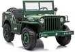 Jeep JH101, vihreän värinen lasten sähköauto hinta ja tiedot | Lasten sähköautot | hobbyhall.fi