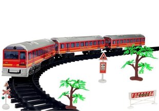 Sähköjuna kiskoilla "City Train", 28 osaa hinta ja tiedot | Poikien lelut | hobbyhall.fi