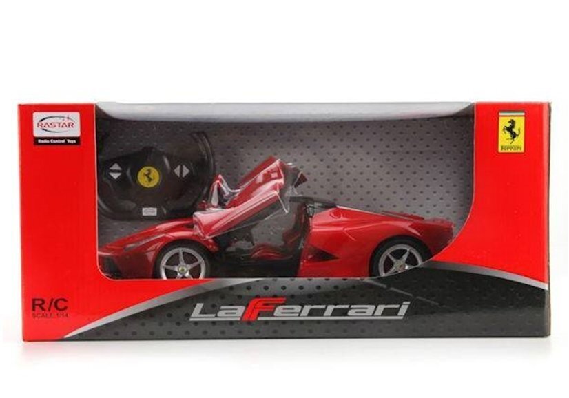 Auto R / C Ferrari Rastar 1:14, punainen hinta ja tiedot | Poikien lelut | hobbyhall.fi