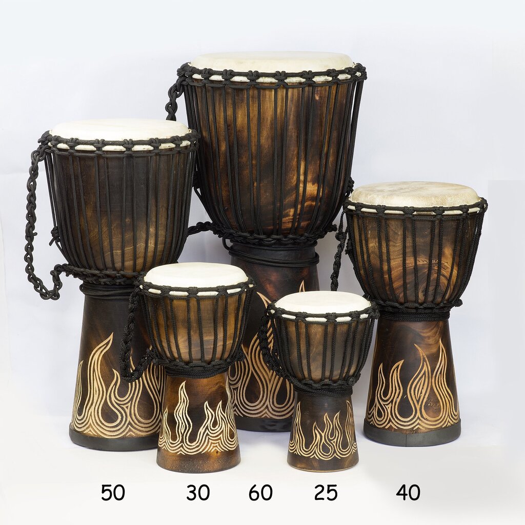 Terre Carved Djembe 25 cm hinta ja tiedot | Perkussiosoittimet | hobbyhall.fi