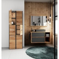 Kylpyhuonekaappi Top E Shop S33, ruskea hinta ja tiedot | Kylpyhuonekaapit | hobbyhall.fi