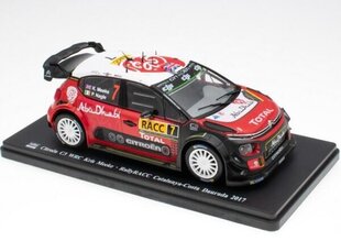 Citroen C3 WRC Rallye RACC Catalunya-Costa Daurada 2017 Kris Meeke HACHETTE 1:24 WRC002 hinta ja tiedot | Pienoismallit | hobbyhall.fi